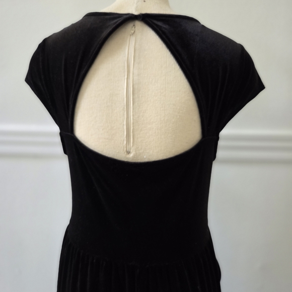 Old Navy Fit & Flare Black Velvet Jumpsuit - Picture 7 of 12